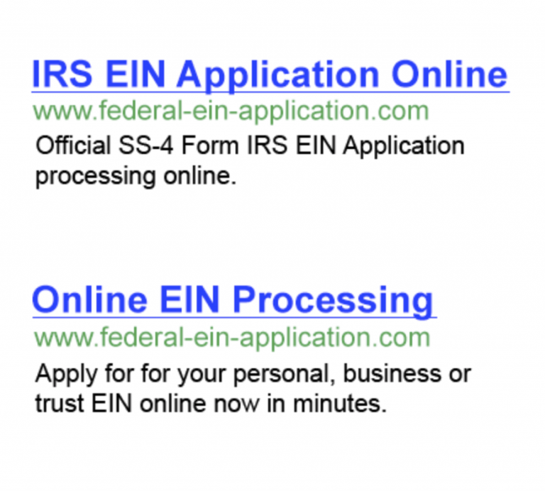Irs ein application requirements form ss4 online irs ein online